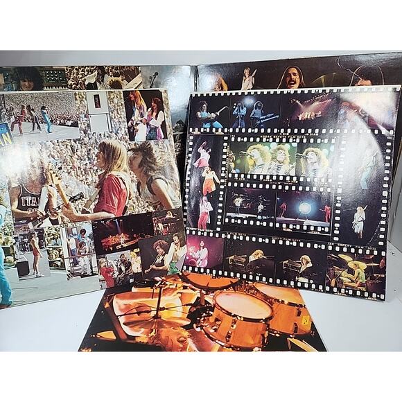 Journey - Captured Double Vinyl LP 1981 - Poster Included - Picture 6 of 10